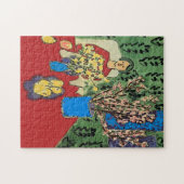 Puzzle Nancy avec fleurs (Horizontal)