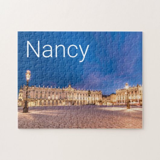 Puzzle Nancy Place Stanislas Grand Est France Sunset (Horizontal)