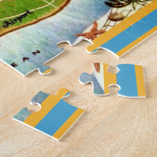 Puzzle Nantucket Island 11x14 Map (Côté)