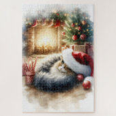 Puzzle Nap de chat de vacances (Vertical)