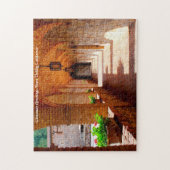 Puzzle Napa Valley California.Christmas Greetings (Vertical)