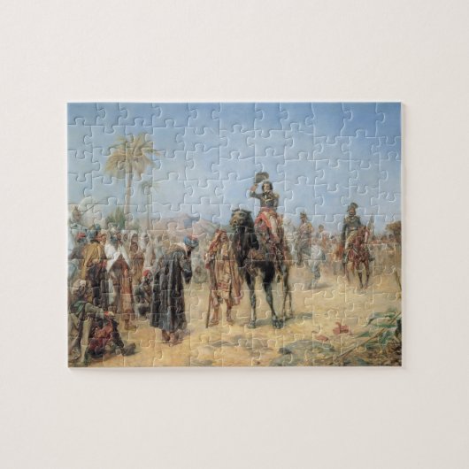 Puzzle Napoléon arrivant à une oasis d'Egyptien (l'huile (Horizontal)