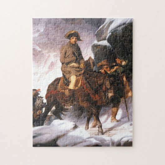 Puzzle Napoleon Bonaparte Crossing Alps Paul Delaroche (Vertical)