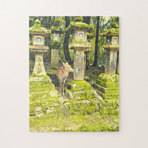 Puzzle Nara Japan Deer park imprimé