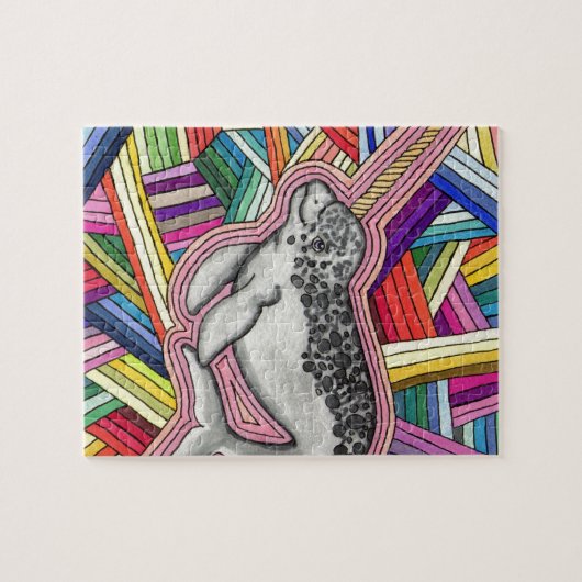 Puzzle Narwhal (Horizontal)