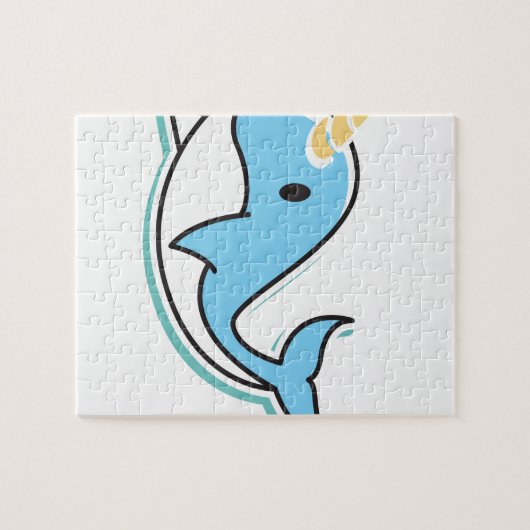 Puzzle Narwhal mignon (Horizontal)