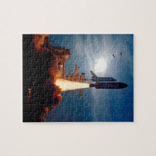 Puzzle NASA Space Shuttle Discovery Launch STS-64 (Horizontal)