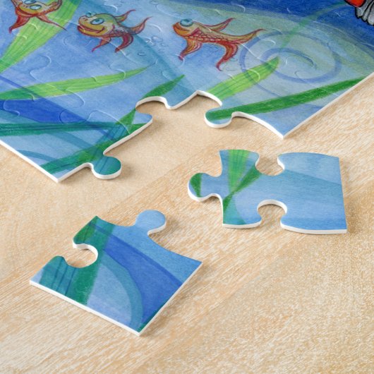 Puzzle Natation avec Turbo (Côté)