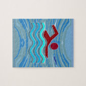 Puzzle Natation de forme physique d'exercice de nageur de (Horizontal)