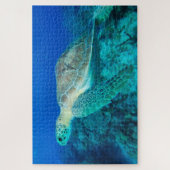 Puzzle Natation de la tortue marine 20 po x 30 po (Vertical)