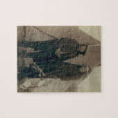 Puzzle Natifs américains américains de cru de cheval de (Horizontal)