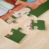 Puzzle Nativité Aquarelle Adore-Lui Noël Religieux (Côté)