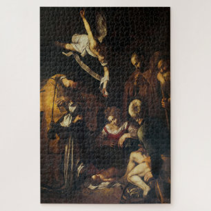 Puzzle Nativité avec Saint François et Saint-Laurent
