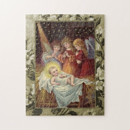 Puzzle Nativité de Noël Reproduction Vintage (Vertical)