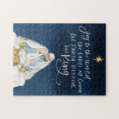 Puzzle Nativité Joy Aquarelle Noël religieux (Horizontal)