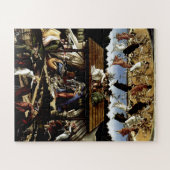 Puzzle Nativité mystique : Peinture à l'huile de Botticel (Horizontal)