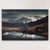 Puzzle Nature Beauté Tranquille Reflétant Dans L'Eau Calm (Horizontal)