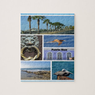 Puzzle Nature collage of San Juan, Porto Rico