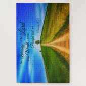 Puzzle Nature Field Proverbes 10:22 verset de la Bible (Vertical)