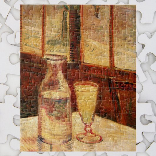 Puzzle Nature morte avec de l'absinthe de Vincent van Gog