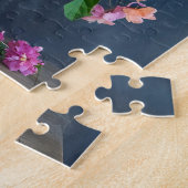 Puzzle Nature morte avec delphiniums et renoncules (Côté)