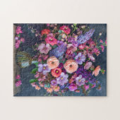 Puzzle Nature morte avec delphiniums et renoncules (Horizontal)
