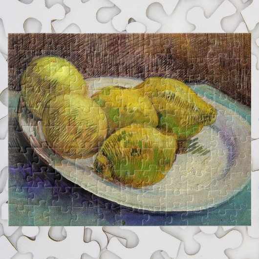 Puzzle Nature morte Citrons sur une assiette par Vincent