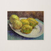 Puzzle Nature morte Citrons sur une assiette par Vincent (Horizontal)