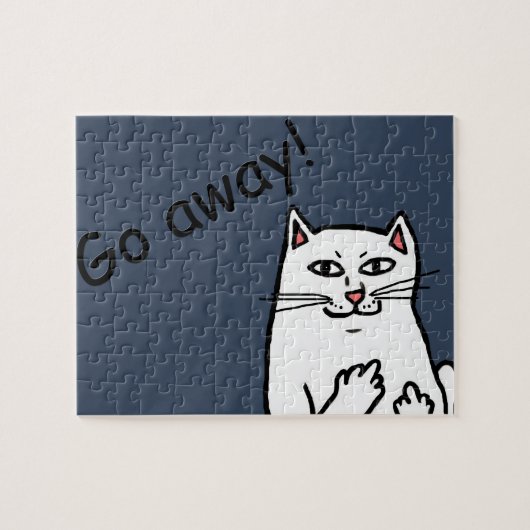 Puzzle Naughty Cat (Horizontal)