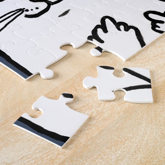 Puzzle Naughty Cat (Côté)