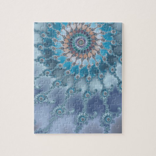 Puzzle Nautilus - Art fractal (Vertical)