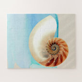 Puzzle Nautilus Coquillage et sable (Horizontal)