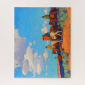 Puzzle Navajo Riders Edgar Alwin Payne Avant 1947 (Vertical)