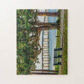 Puzzle Navarre Park Bench and Bridge (Vertical)