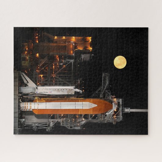 Puzzle navette pleine lune (Horizontal)