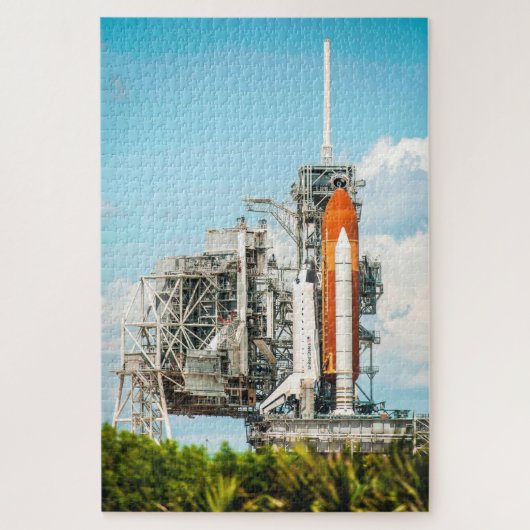 Puzzle Navette Spatiale Endeavor Sur Lancement Pad Photo (Vertical)