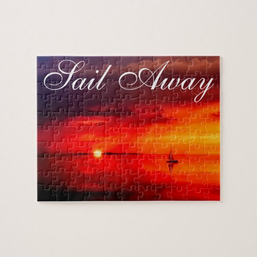 Puzzle Naviguer dans le coucher du soleil (Horizontal)
