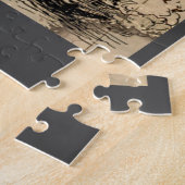 Puzzle Navire Ancien et Carte (Côté)