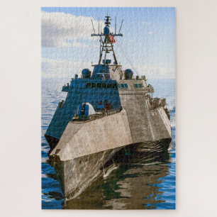 Puzzle NAVIRE DE COMBAT LITTORAL - LCS-16 (20 x 30 POUCES