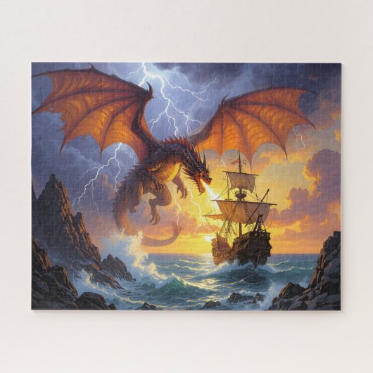 Puzzle Navire en péril (Horizontal)