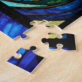 Puzzle Navire naviguant à travers la tempête (Côté)
