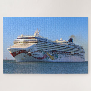 Puzzle  Navire norvégien de croisière sur les bijoux