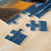 PUZZLE NAVIRE PIRATE AU COUCHER DU SOLEIL (Côté)
