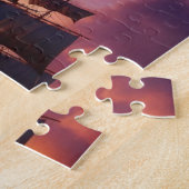 Puzzle Navire pirate au lever/coucher du soleil (Côté)