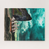Puzzle Navire pirate sur des mers turbulentes. (Horizontal)