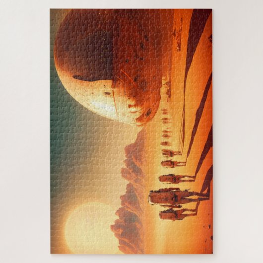Puzzle Navire spatial de colonisateurs humains sur Mars S (Vertical)