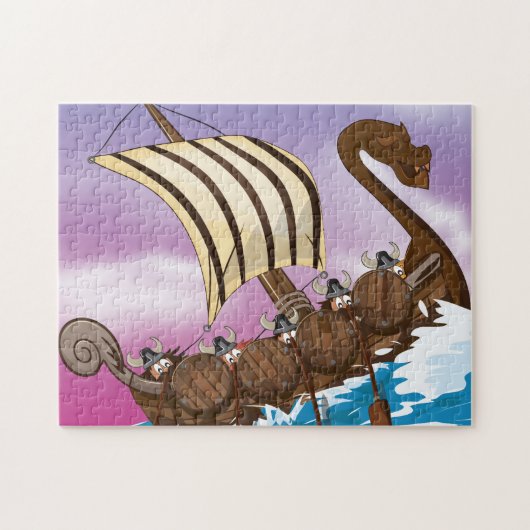 Puzzle Navire Viking (Horizontal)