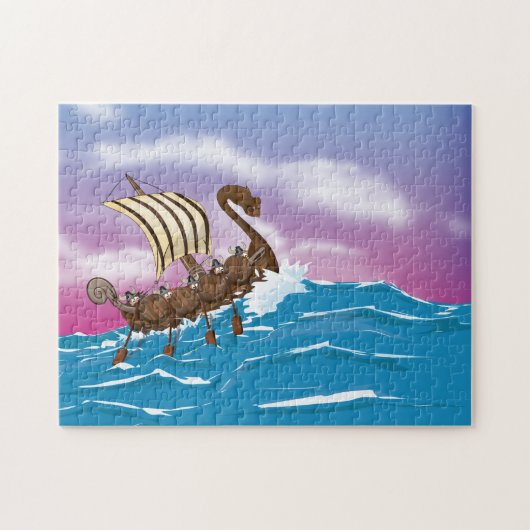 Puzzle Navire Viking (Horizontal)
