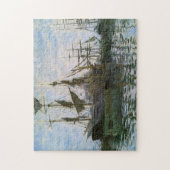 Puzzle Navires à Harbour Monet Fine Art (Vertical)