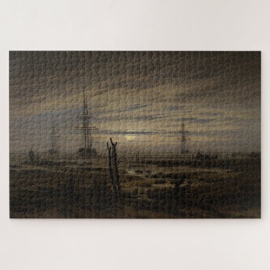 Puzzle Navires en Ancre - Caspar David Friedrich (Horizontal)